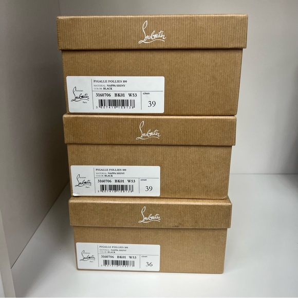 Christian Louboutin Pigalle Plato 100 Patent Leather Pumps - Picture 11 of 15